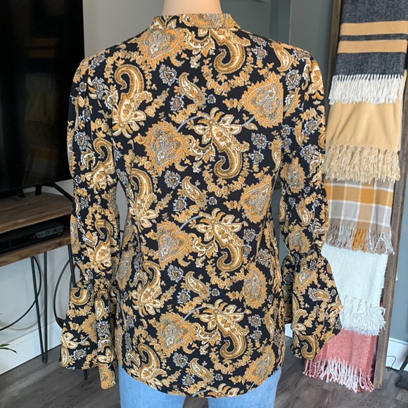 Michael Kors Long Sleeve Blouse Shirt - Picture 4 of 6